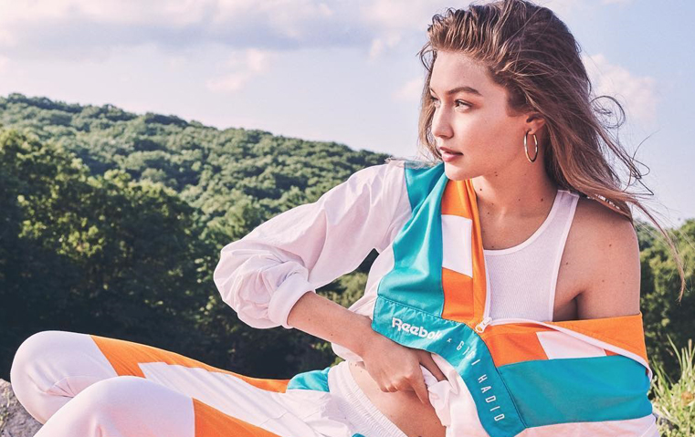 جيجي حديد تعود للعب الكرة الطائرة وتبتكر تصاميم Reebokxgigi الجديدة Gheir